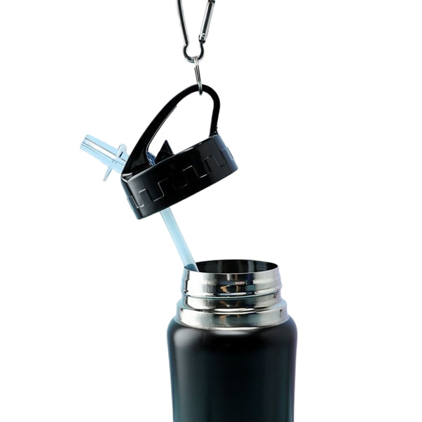 20 Oz. Vacuum Sports Water Bottle With Carabiner