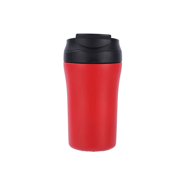 13oz Stainless Steel Travel Coffee Mug Cup With Straw Flip