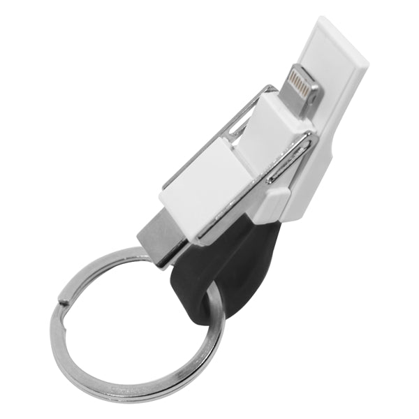 Carol Stream 3-in-1 Key Ring Charging Cable