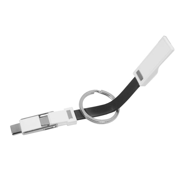 Carol Stream 3-in-1 Key Ring Charging Cable