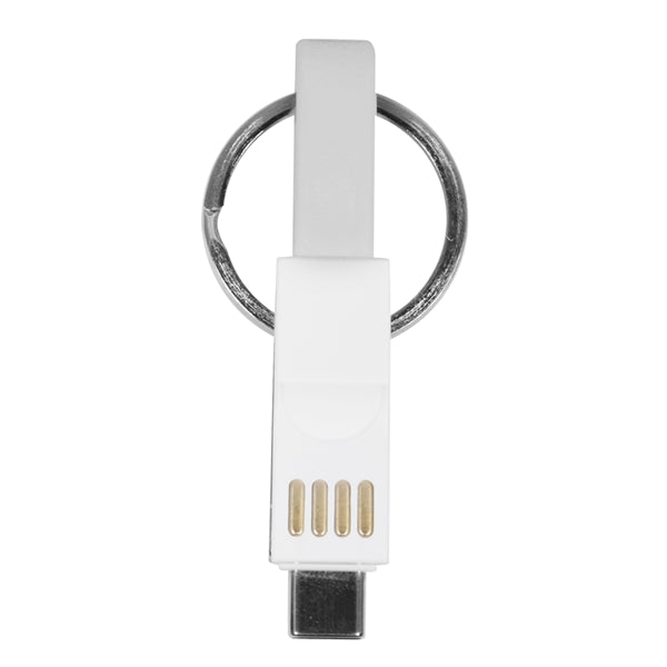 Carol Stream 3-in-1 Key Ring Charging Cable