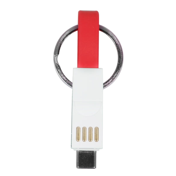 Carol Stream 3-in-1 Key Ring Charging Cable