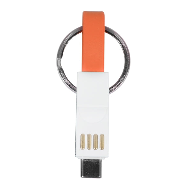 Carol Stream 3-in-1 Key Ring Charging Cable