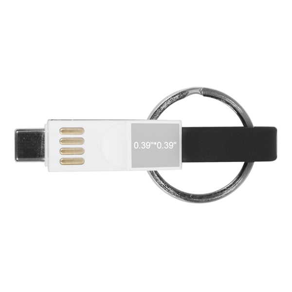 Carol Stream 3-in-1 Key Ring Charging Cable