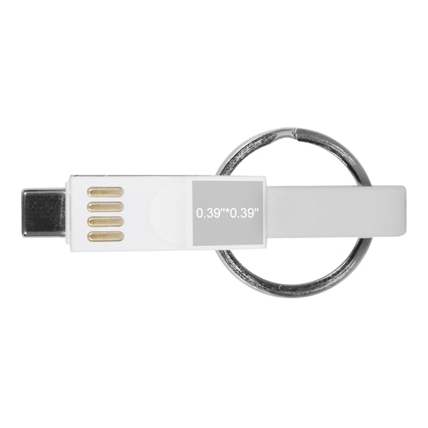 Carol Stream 3-in-1 Key Ring Charging Cable