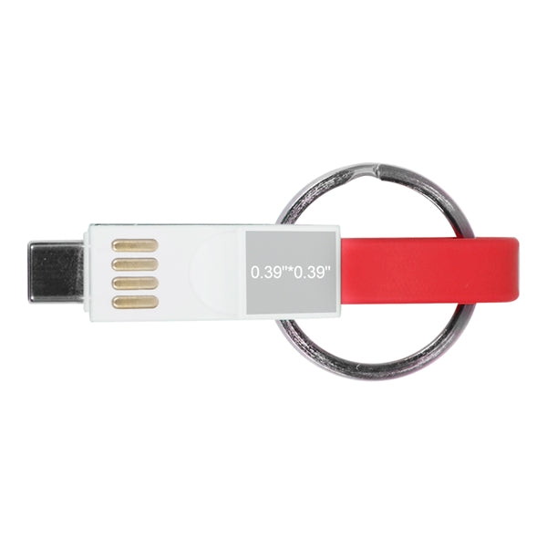 Carol Stream 3-in-1 Key Ring Charging Cable
