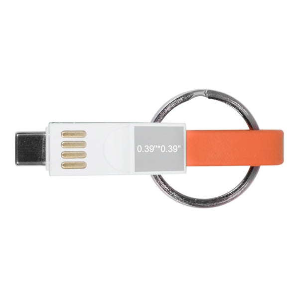 Carol Stream 3-in-1 Key Ring Charging Cable