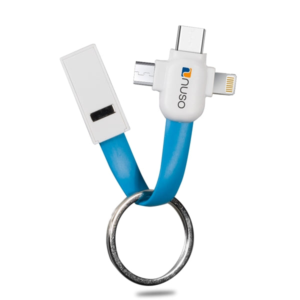 Arleta 3-in-1 Magnetic Key Ring and Charging Cable