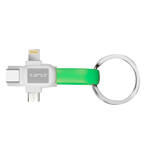 Arleta 3-in-1 Magnetic Key Ring and Charging Cable