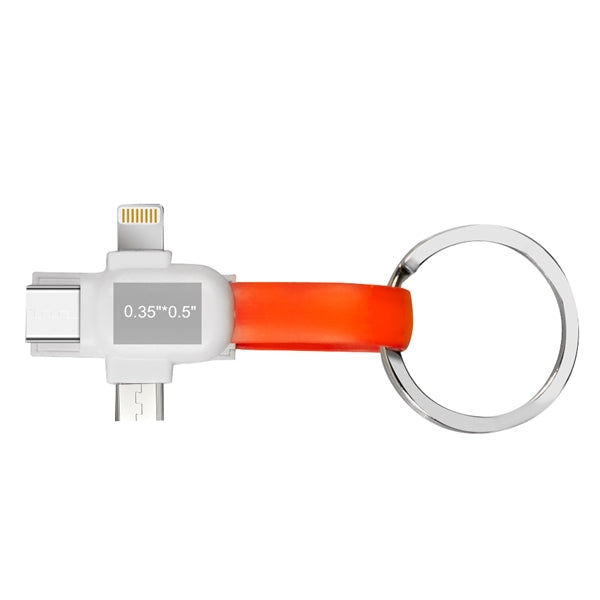 Arleta 3-in-1 Magnetic Key Ring and Charging Cable