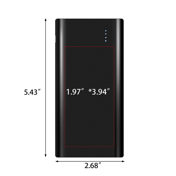 Keswick Sleek Aluminum 10000mAh Power Bank