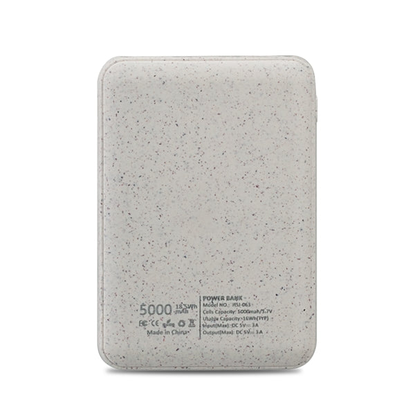 Spelt Eco-Friendly 5000mAh Power Bank