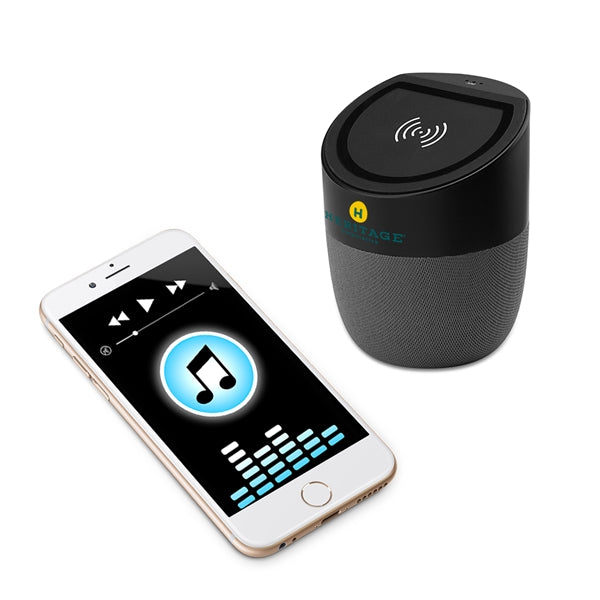 Pod Wireless Charger Bluetooth Speaker