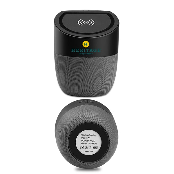 Pod Wireless Charger Bluetooth Speaker