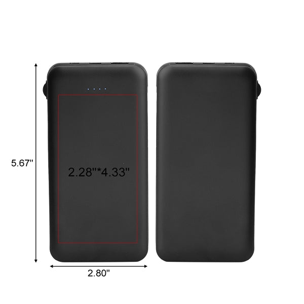 Dion 10000mAh Power Bank with Built-in Cable