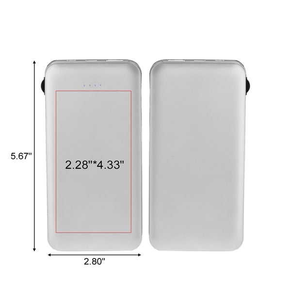 Dion 10000mAh Power Bank with Built-in Cable