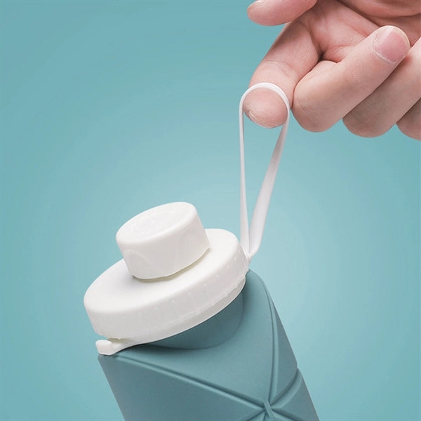20oz Silicone Collapsible Sports Water Bottle Foldable Cup
