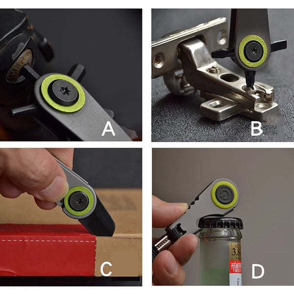 Zipper Pull Folding Knife