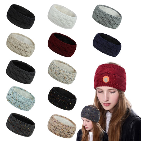Knitted Hair Cap with Fleece Lining