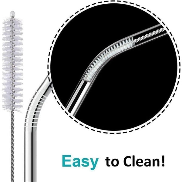 Stainless Steel Drinking Straw Set