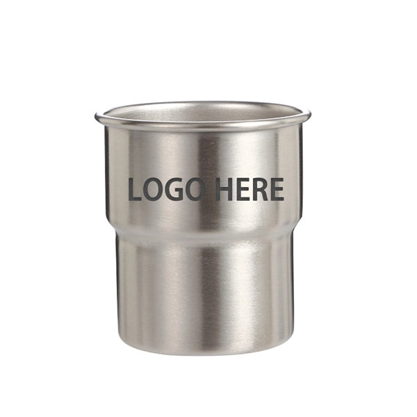 10 Oz. Stackable Stainless Steel Camping Cup