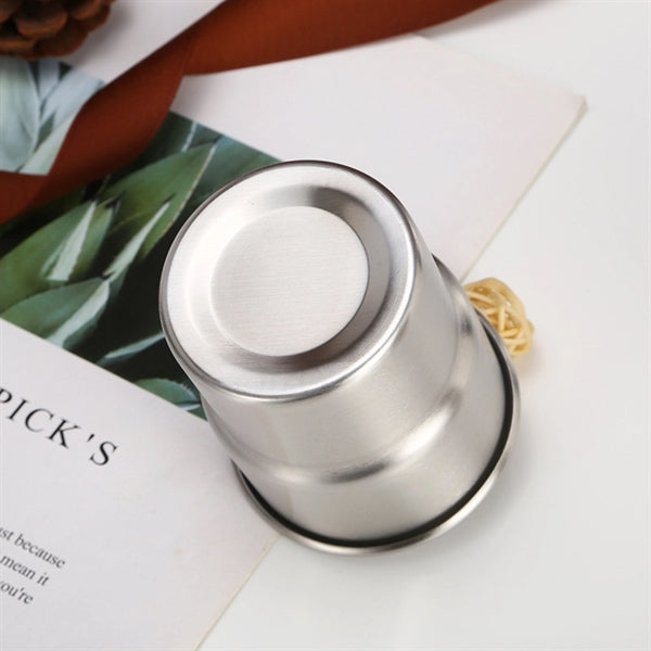 10 Oz. Stackable Stainless Steel Camping Cup