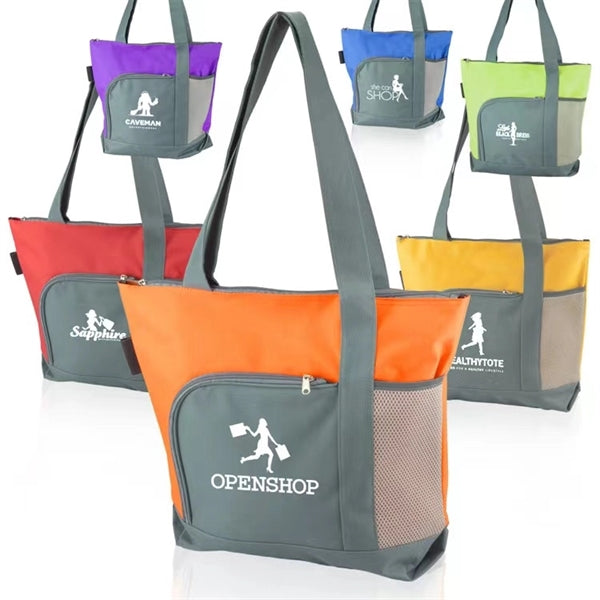 Zippered Tote Bag