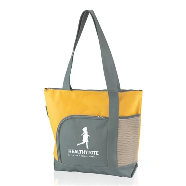 Zippered Tote Bag