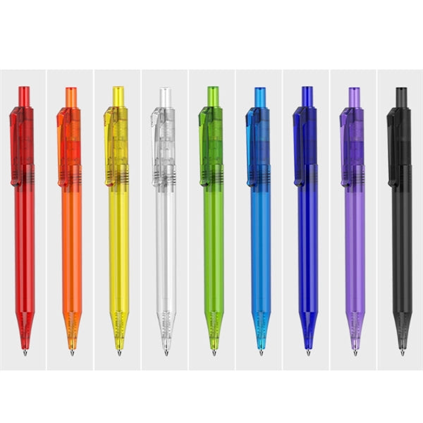 Translucent Plastic Ballpoint Pen