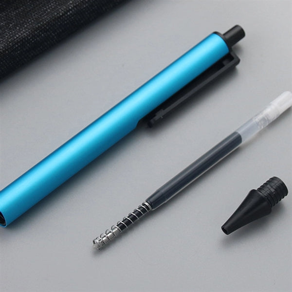 Ballpoint Pen With Aluminum Barrel