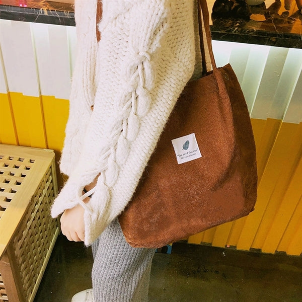 Corduroy Totes Bag