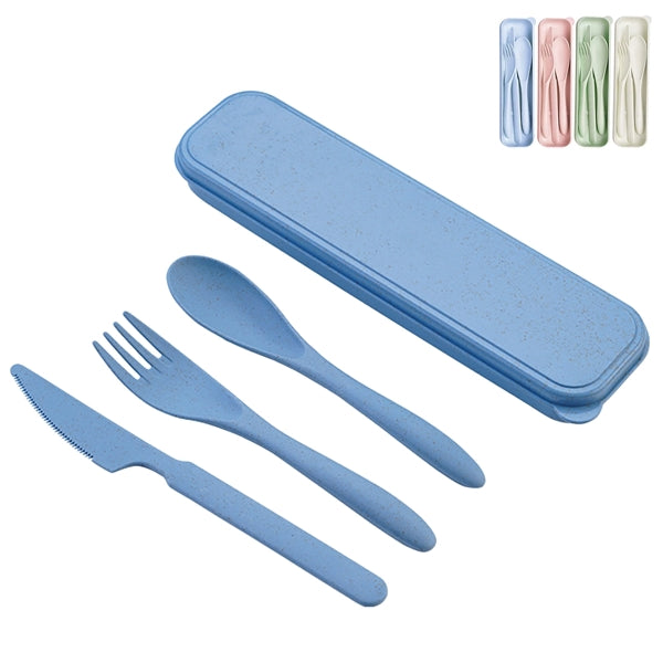 Portable Wheat Straw Cutlery