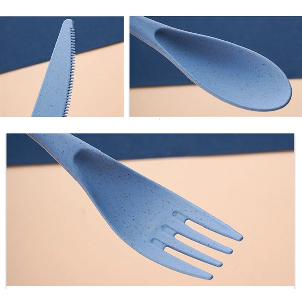 Portable Wheat Straw Cutlery