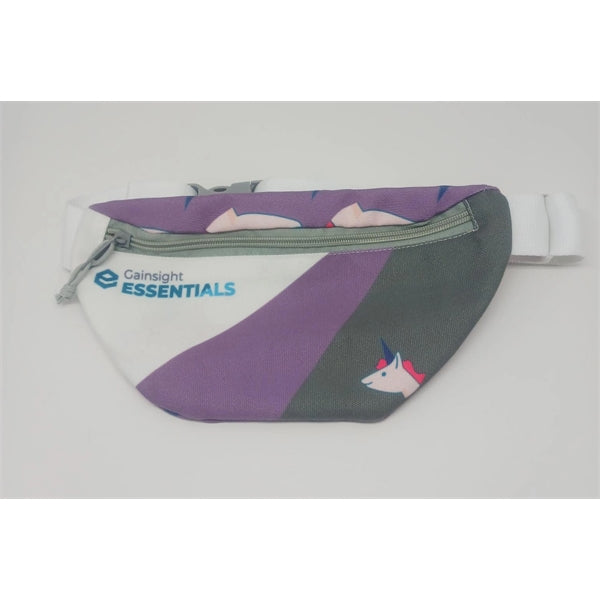 Full Colored Sublimated Zippered ECO Friendly Fanny Pack.