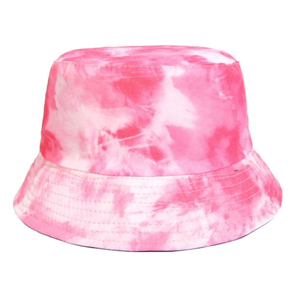 Painted Tie-dyed Cotton Bucket Cap