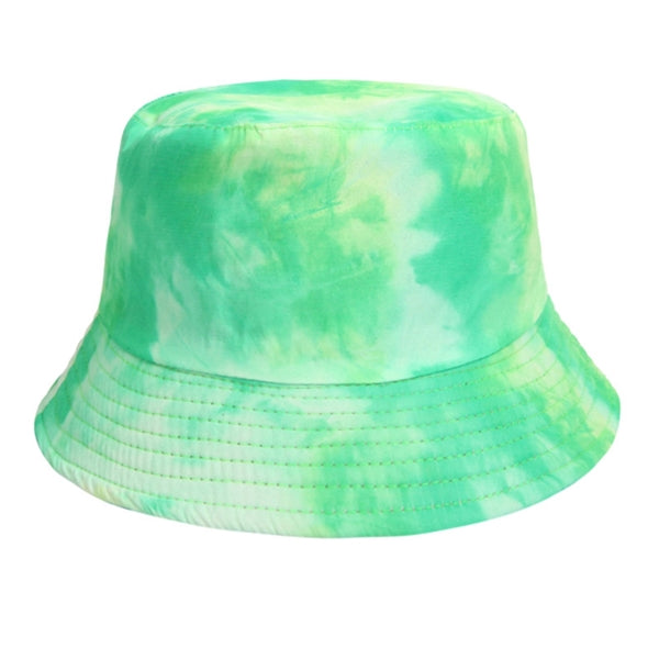 Painted Tie-dyed Cotton Bucket Cap