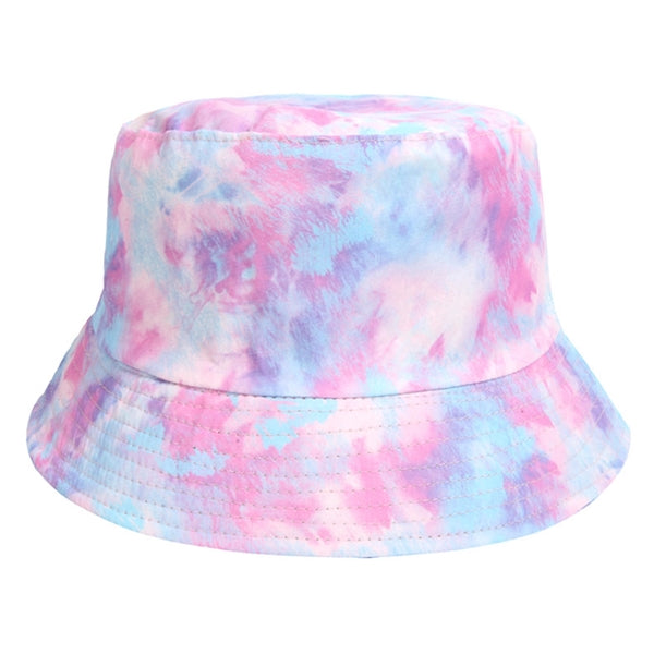 Painted Tie-dyed Cotton Bucket Cap