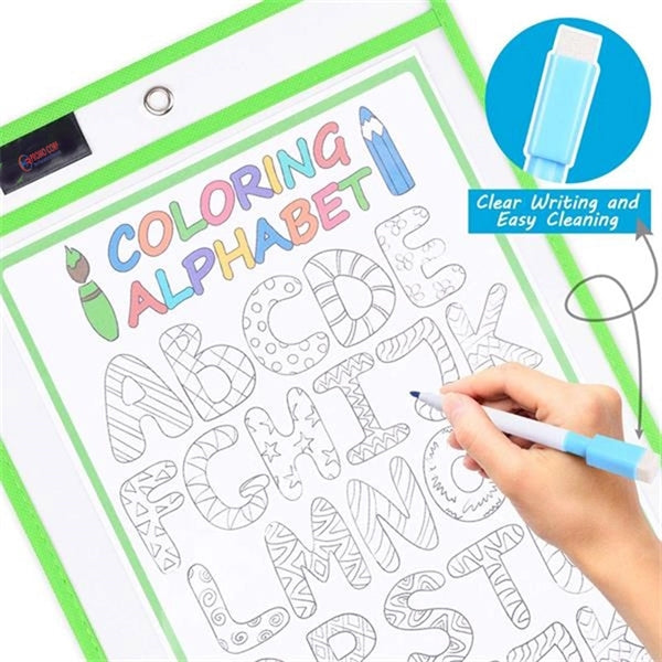 Dry Erase Pocket Wih Pen