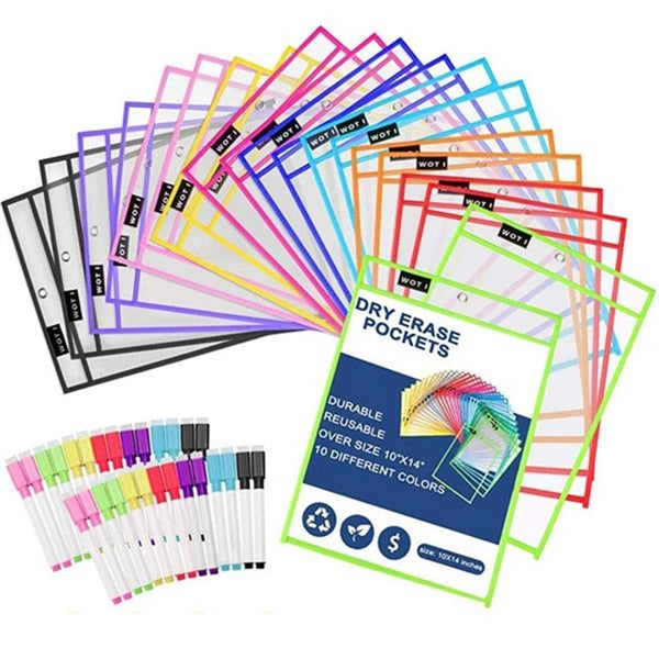 Dry Erase Pocket Wih Pen