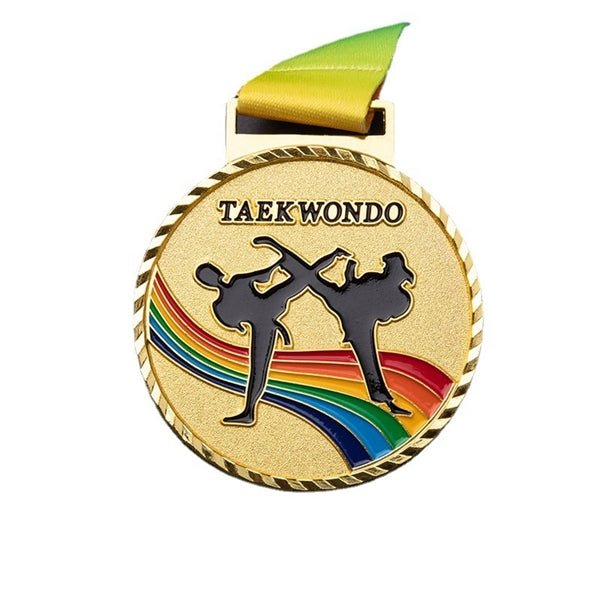 Gold Silver Bronze Award Medals w/ Neck Ribbon