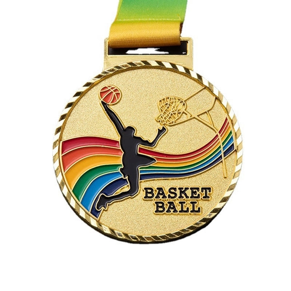 Gold Silver Bronze Award Medals w/ Neck Ribbon