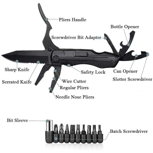 Multifunctional Camping knives with Pliers