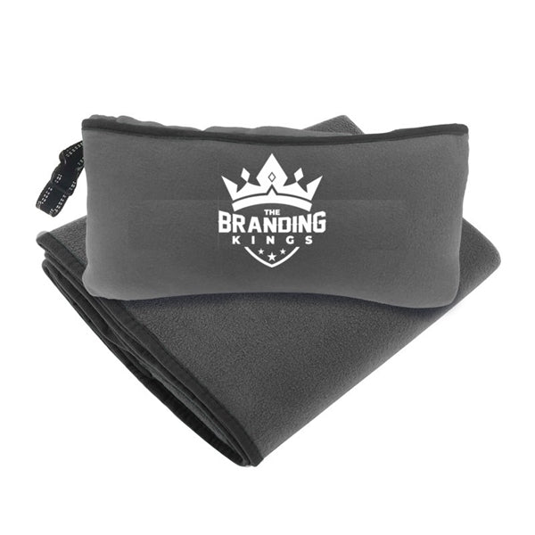 Polar fleece roll-up blanket