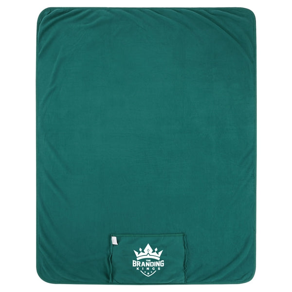 Polar fleece roll-up blanket
