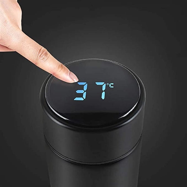 Water Bottle with LED Temperature Display