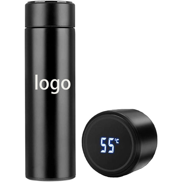Water Bottle with LED Temperature Display