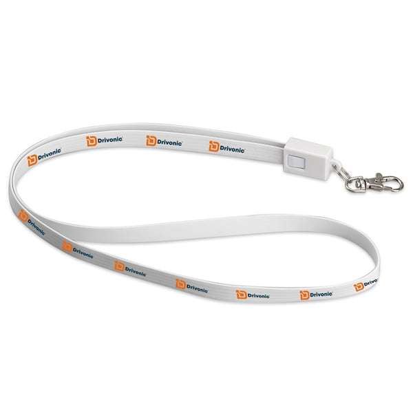IOS and Micro 2 in 1 Lanyard Charging Cable