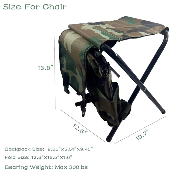 Folding Backpack Camping Chair