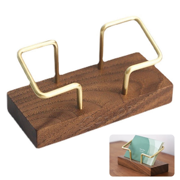 Wood Business Card Holder
