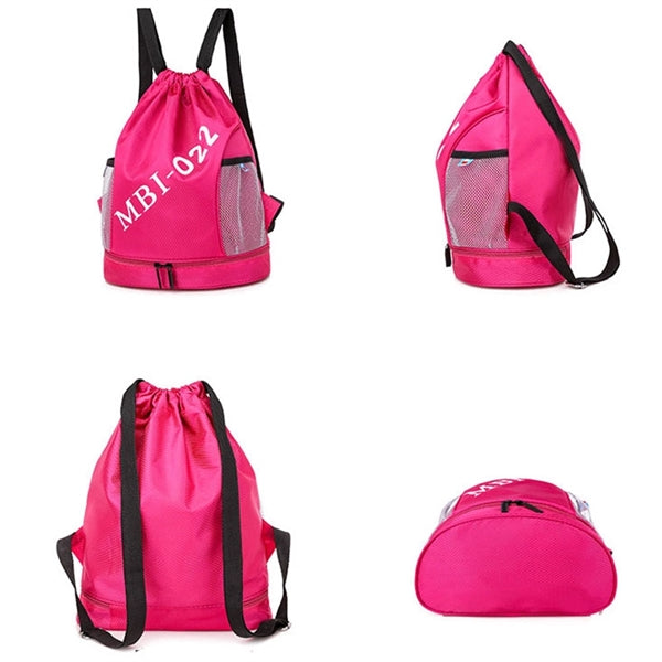Drawstring Backpack Sports Gym String Bag Sackpack